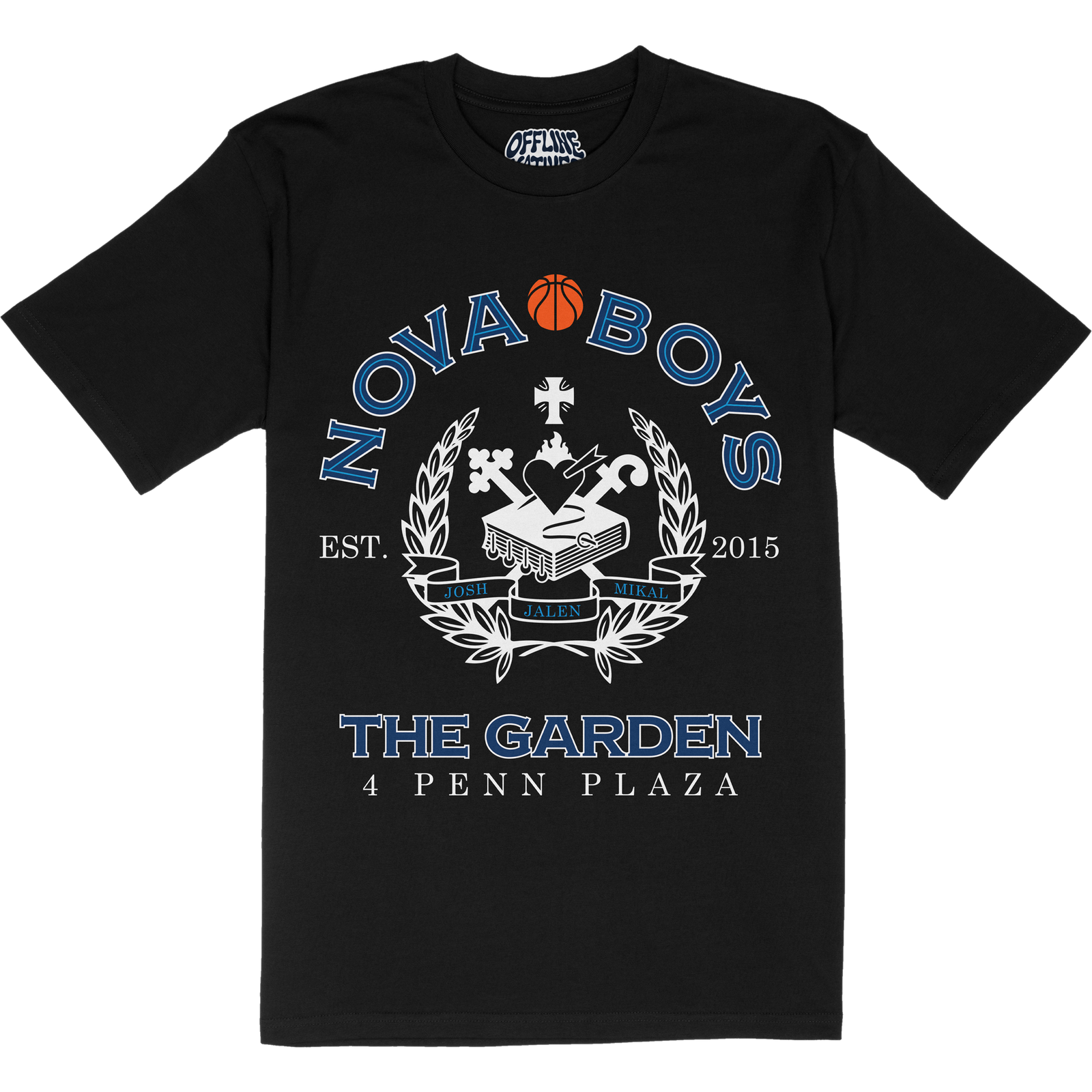 Nova Boys Collegiate T-Shirt - Black