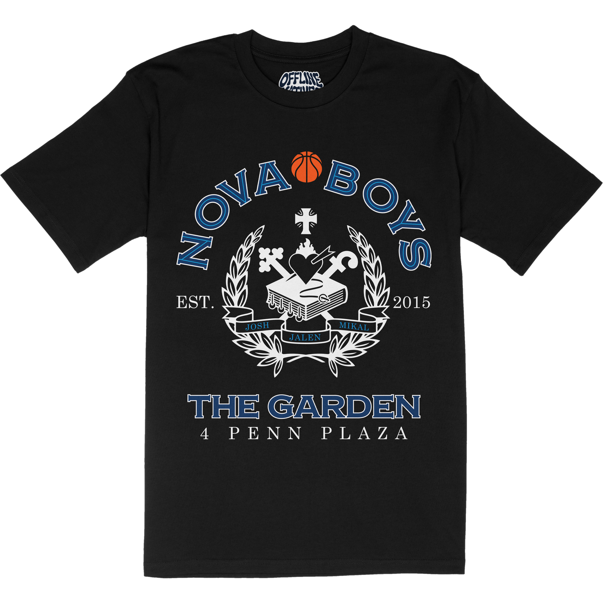 Nova Boys Collegiate T-Shirt - Black