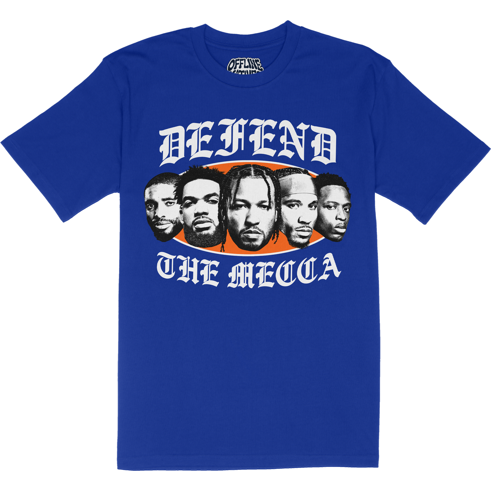 Defend The Mecca 2025 New York Knicks T-Shirt - Royal