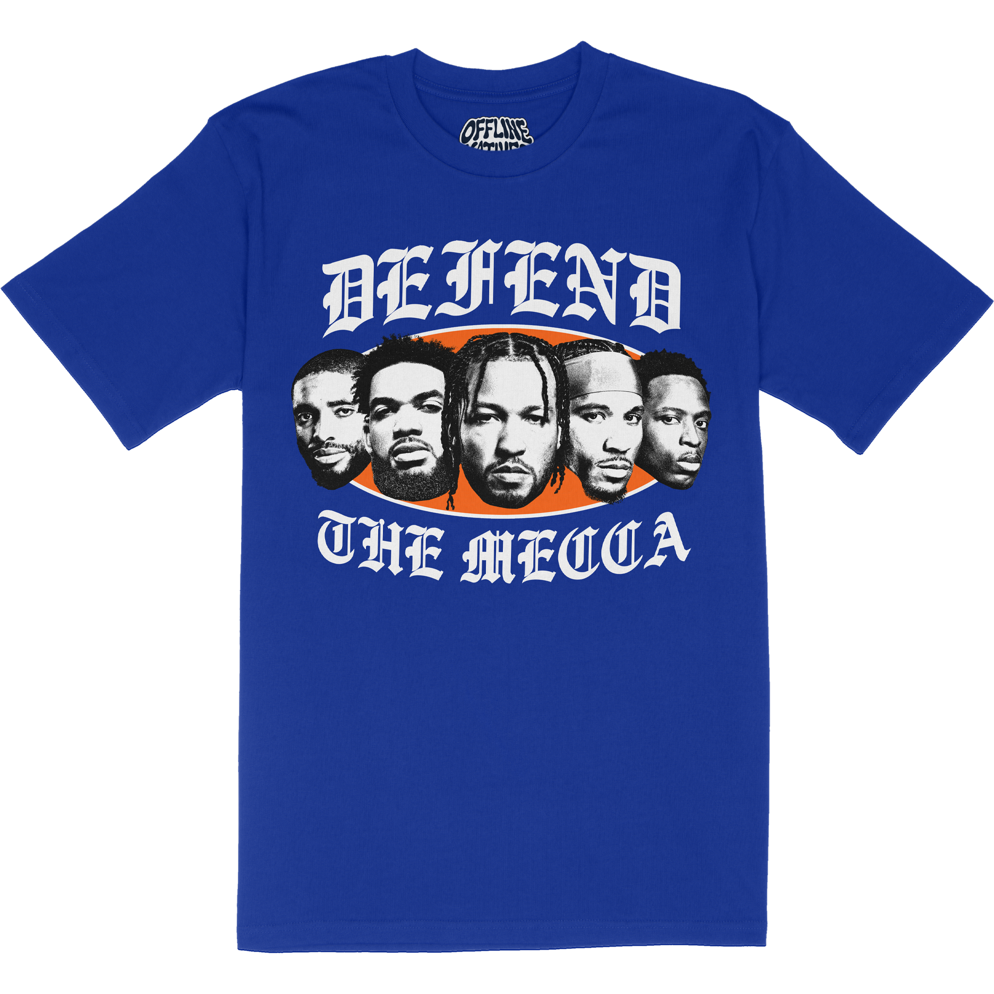 Defend The Mecca 2025 New York Knicks T-Shirt - Royal