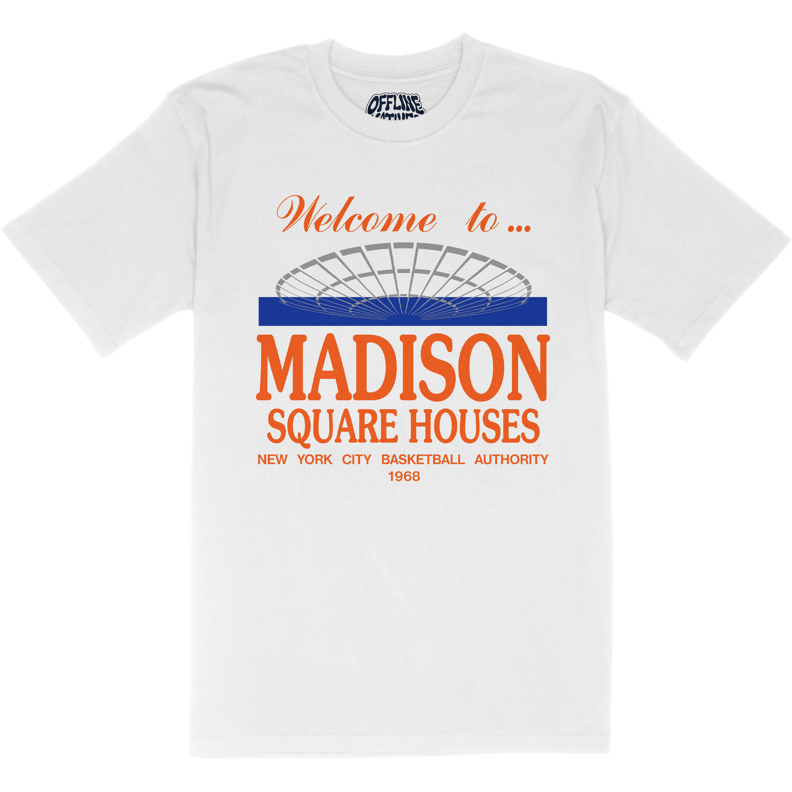 Madison Square Houses - New York Knicks - T-Shirt - White