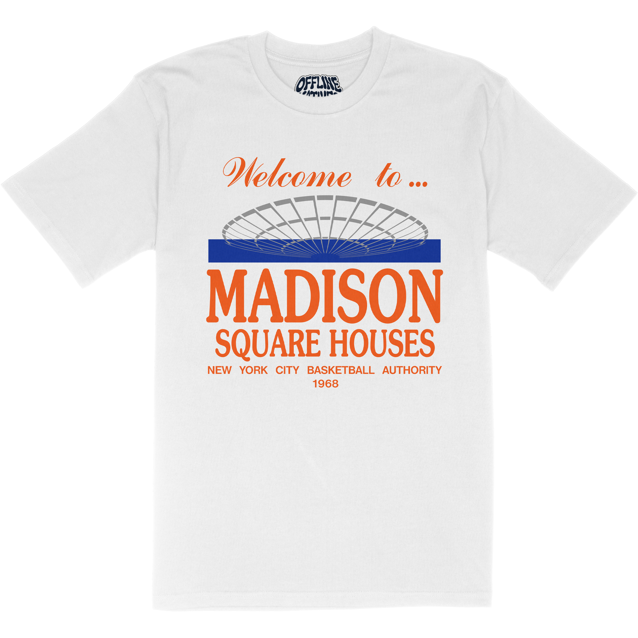 Madison Square Houses - New York Knicks - T-Shirt - White
