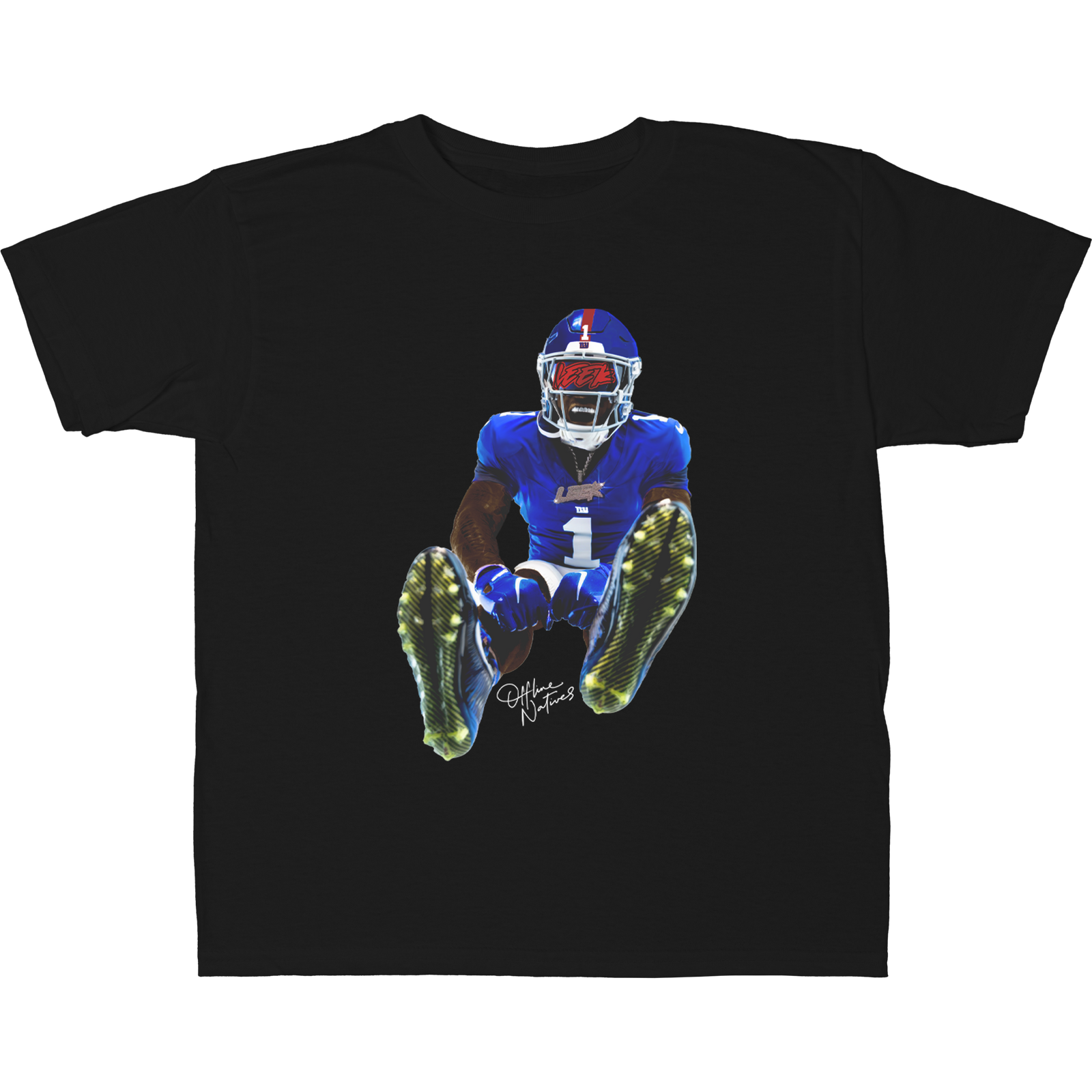 Malik Nabers - Leek - T-Shirt - Black - Youth