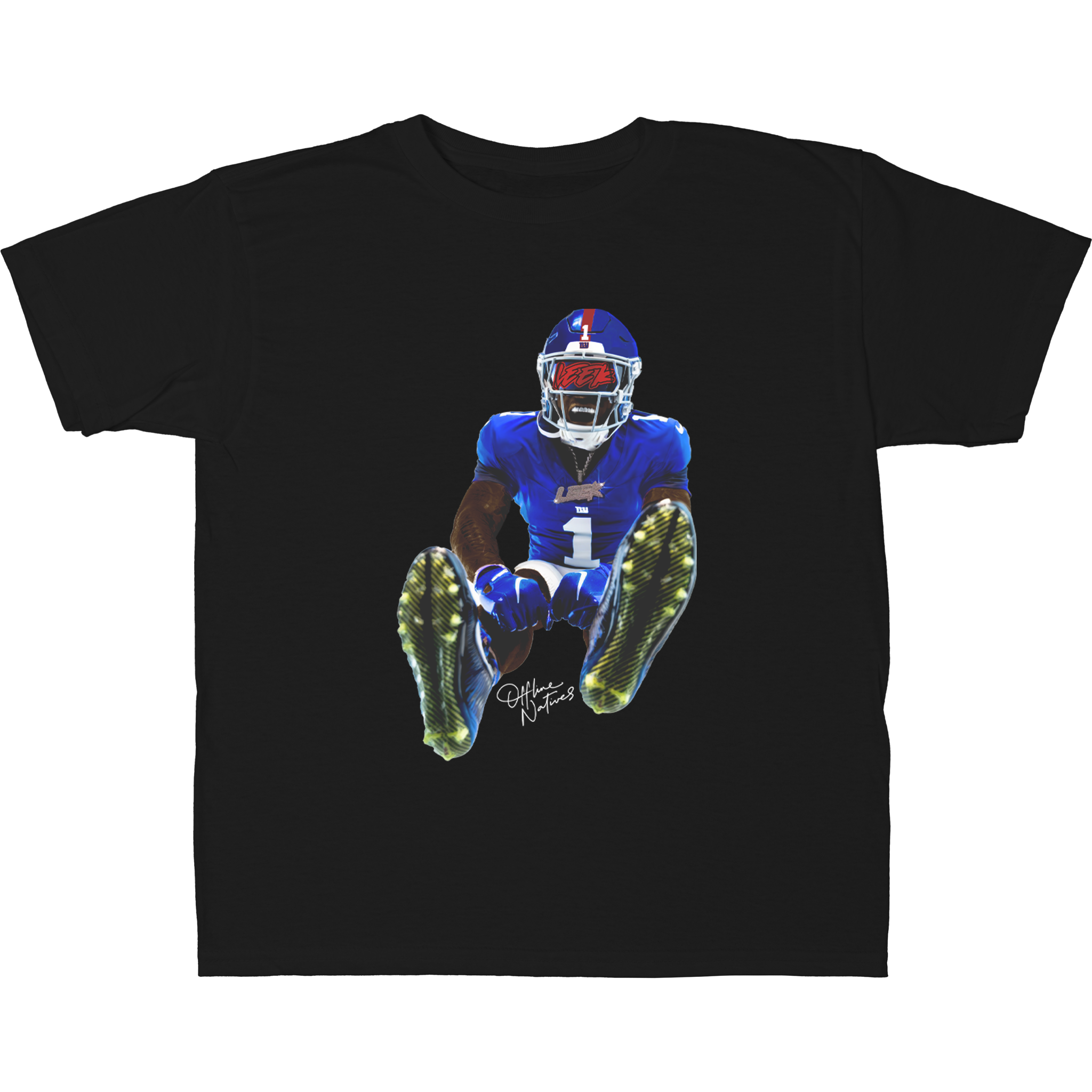 Malik Nabers - Leek - T-Shirt - Black - Youth