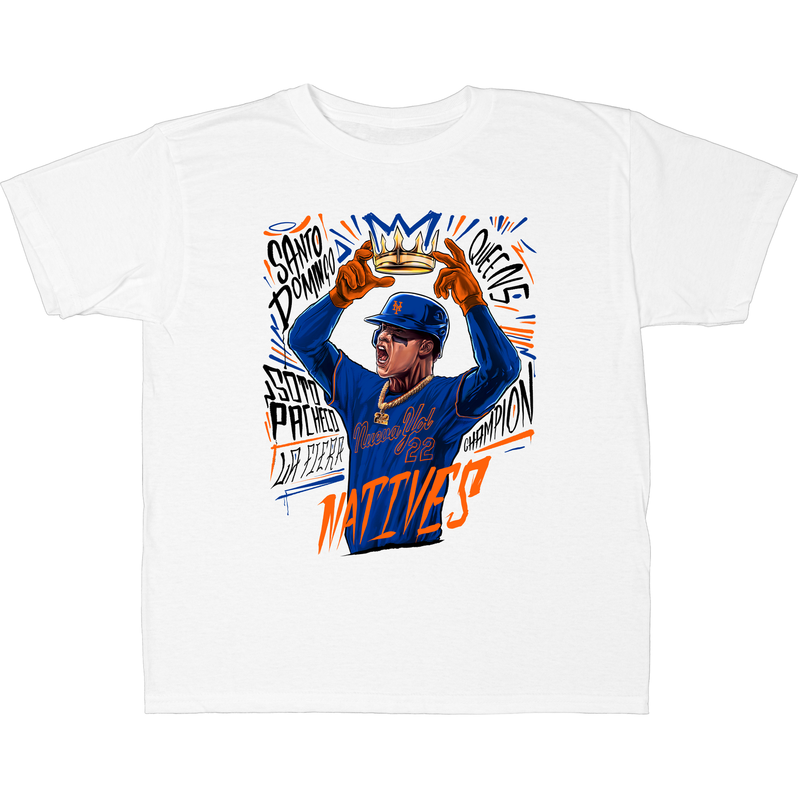 Juan Soto - NuevaYol Mets - T-Shirt - White - Youth