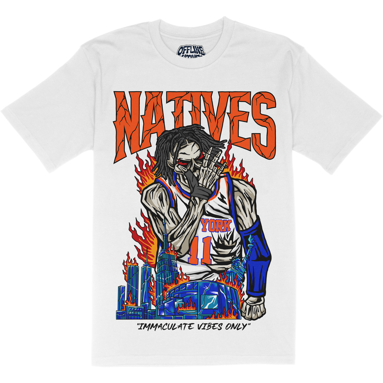 Immaculate Vibes Only T-Shirt - Home Jersey - White
