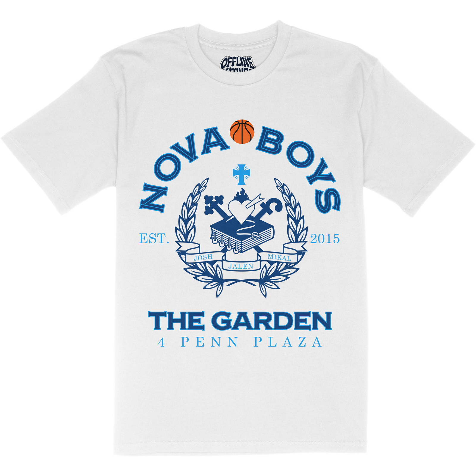 Nova Boys Collegiate T-Shirt - White