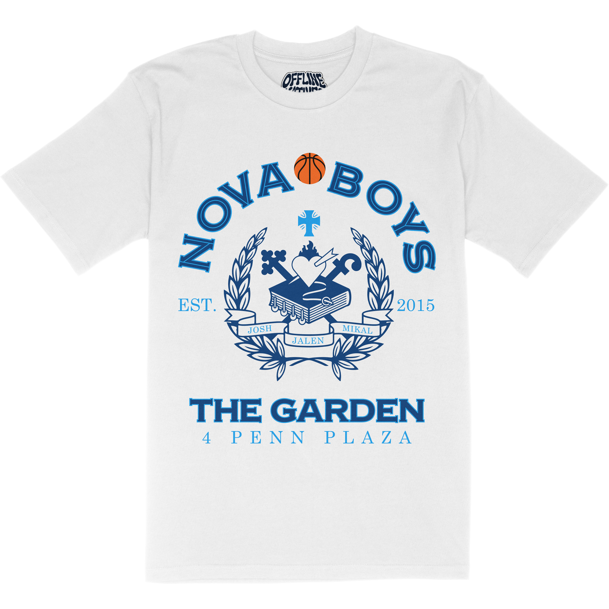 Nova Boys Collegiate T-Shirt - White